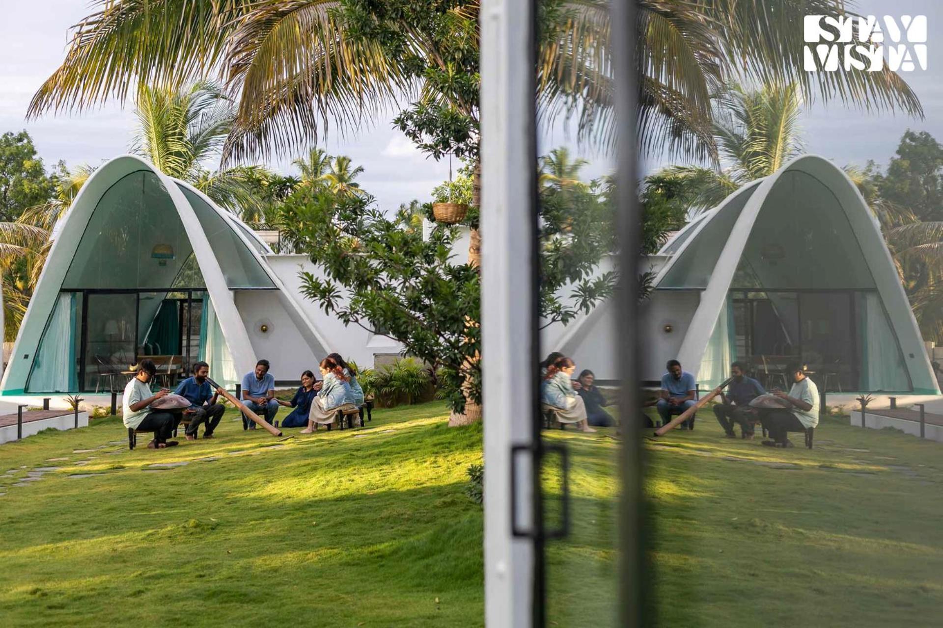 Stayvista At Shwaas Mysore With Private Pool エクステリア 写真