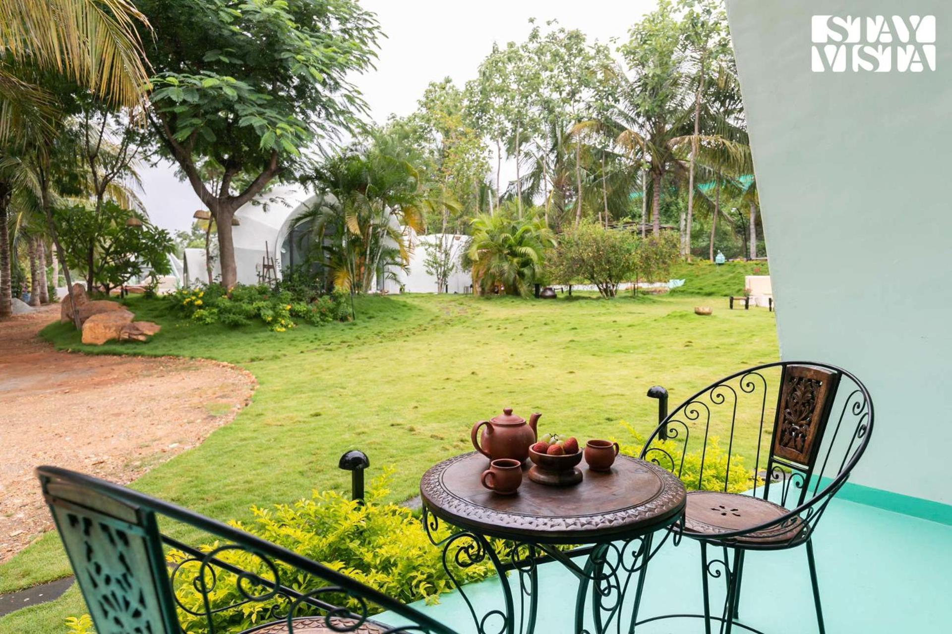 Stayvista At Shwaas Mysore With Private Pool エクステリア 写真